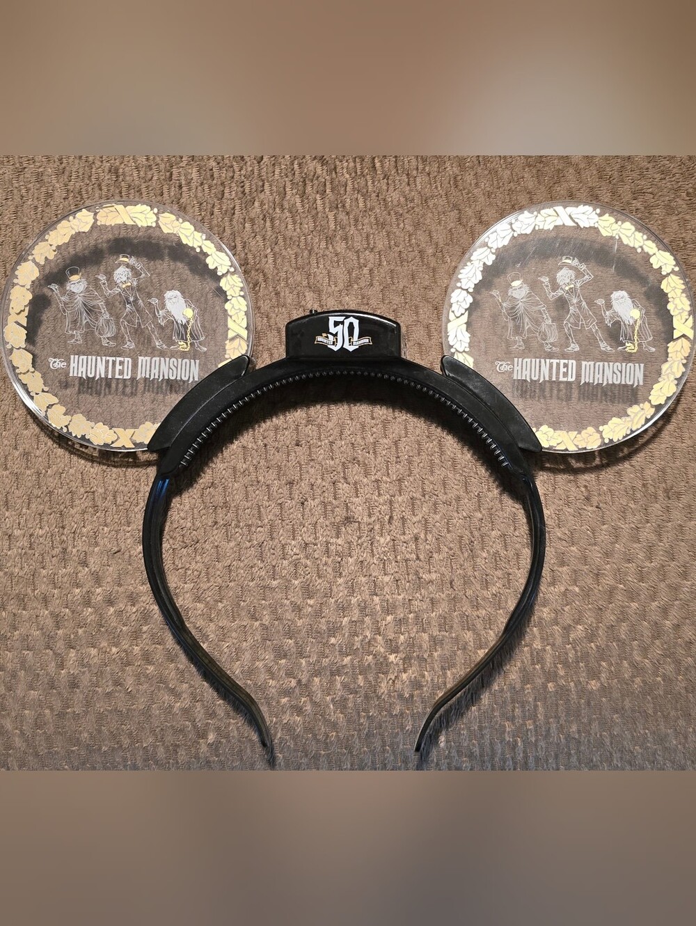 Disney Haunted Mansion 50th Anniversary Light-up Ear Headband